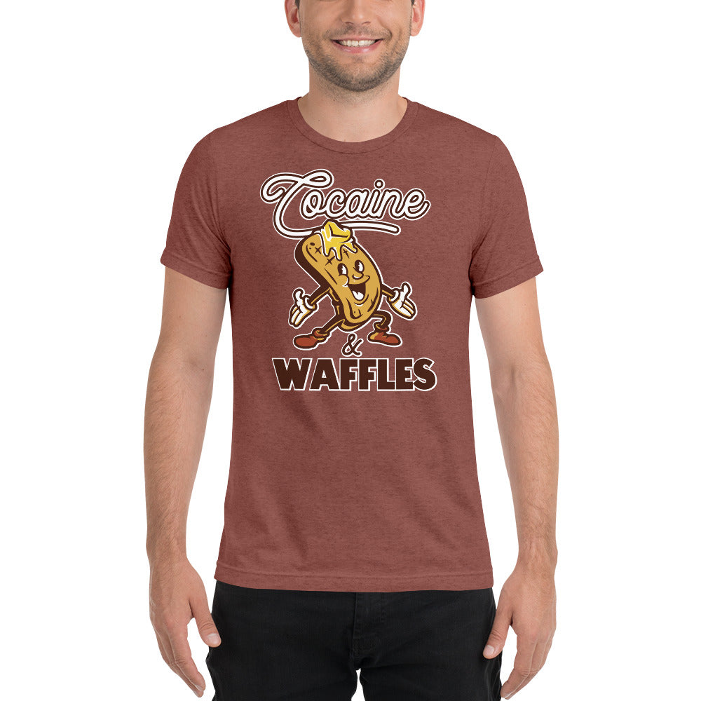 Cocaine &amp; Waffles Tri-Blend T-Shirt