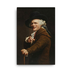 24" x 36" Gallery Wrapped canvas of Portrait de l’artiste sous les traits d’un moqueur