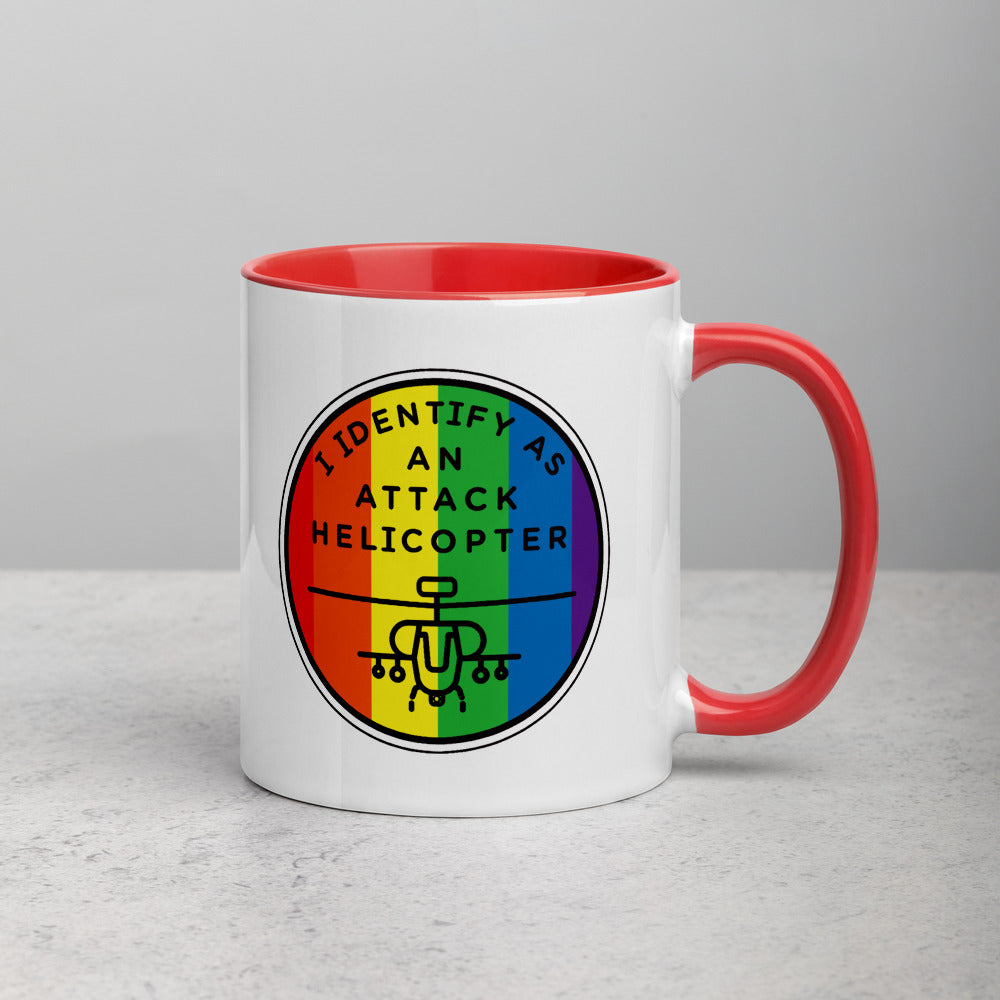 I Identify as an Attack Helicopter Mug