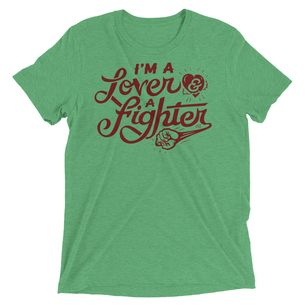 I'm A Lover And A Fighter Tri-Blend Graphic T-Shirt