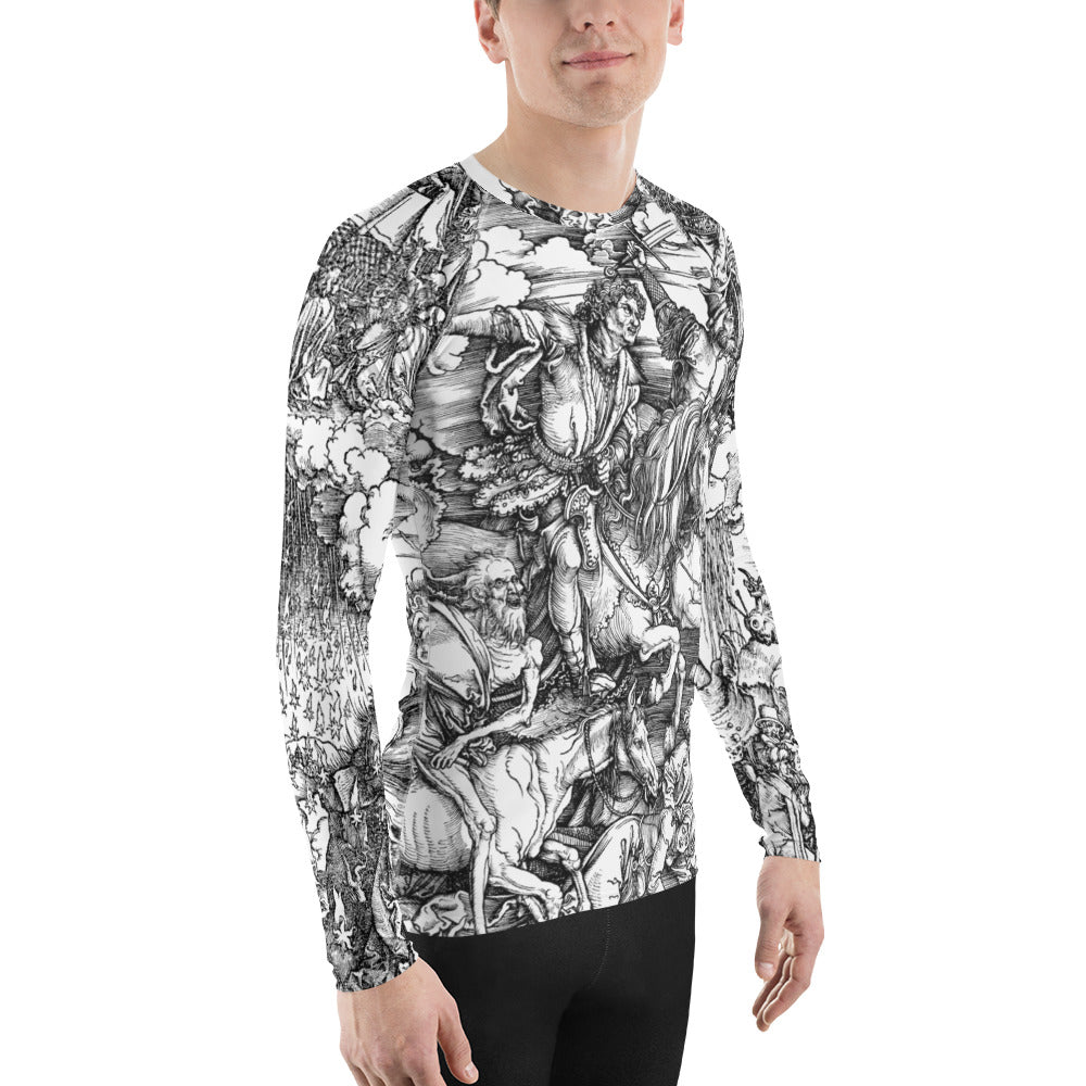 The Apocalypse by Albrecht Dürer Men&#39;s Rash Guard