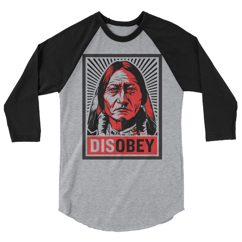 Sitting Bull Disobey 3/4 Sleeve Raglan Shirt