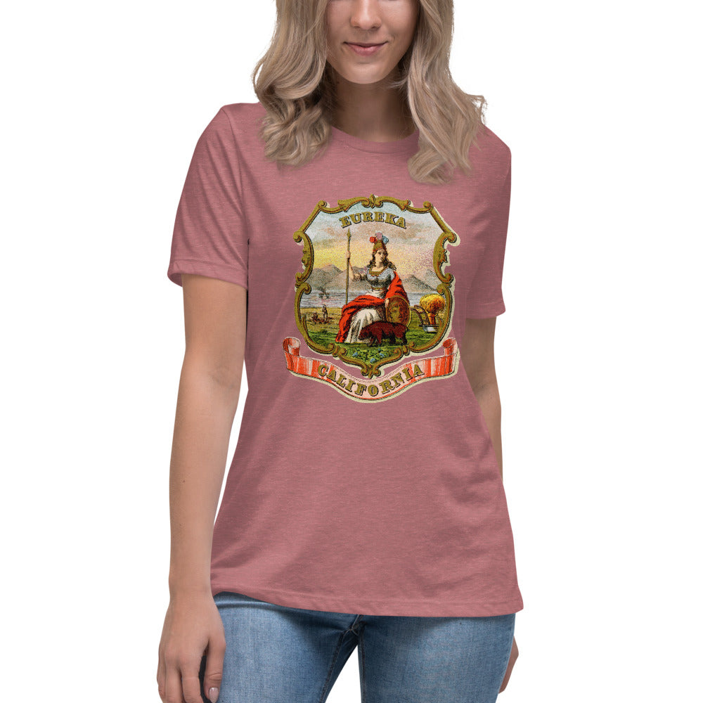 Eureka California State Seal Women&#39;s Relaxed T-Shirt