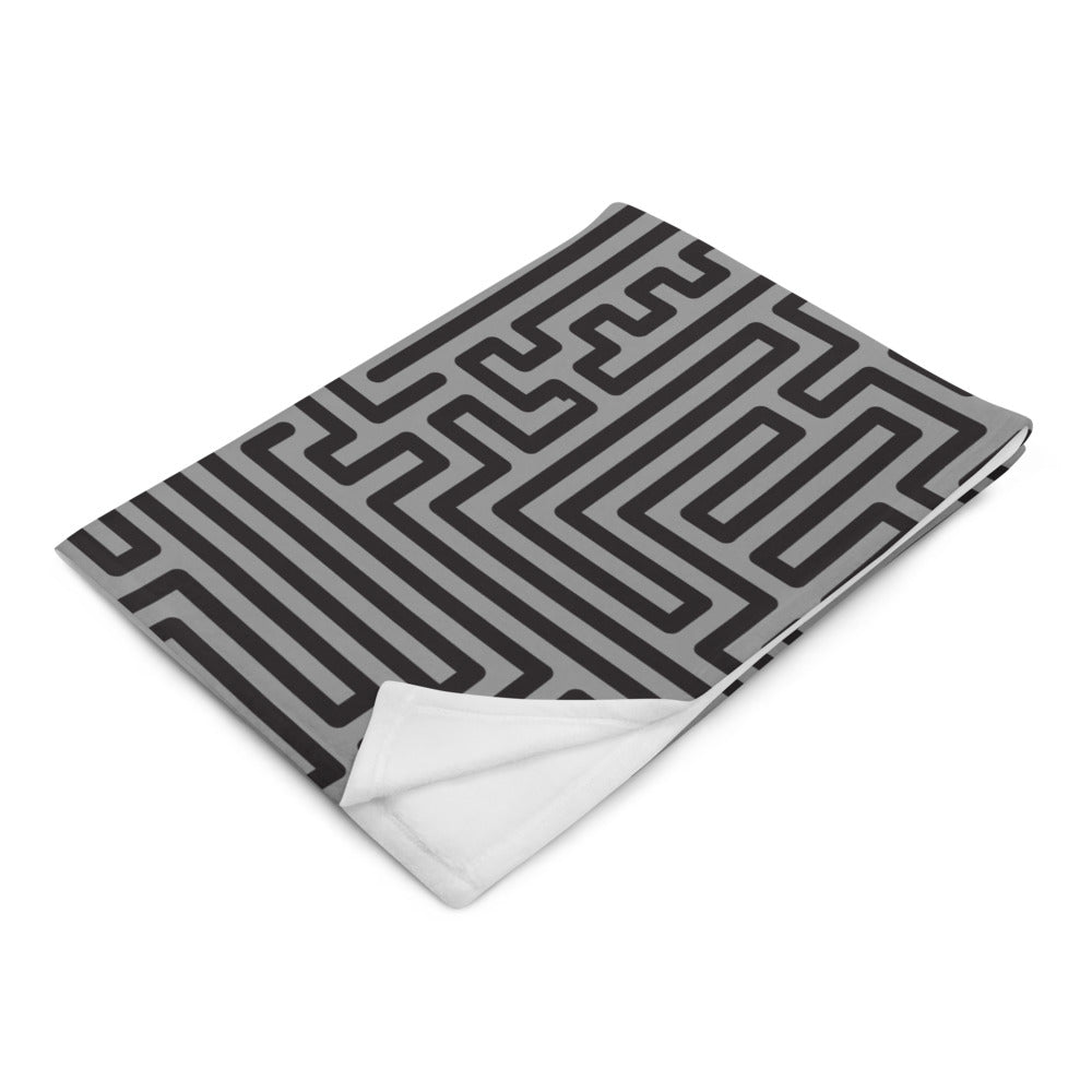 Maze Throw Blanket