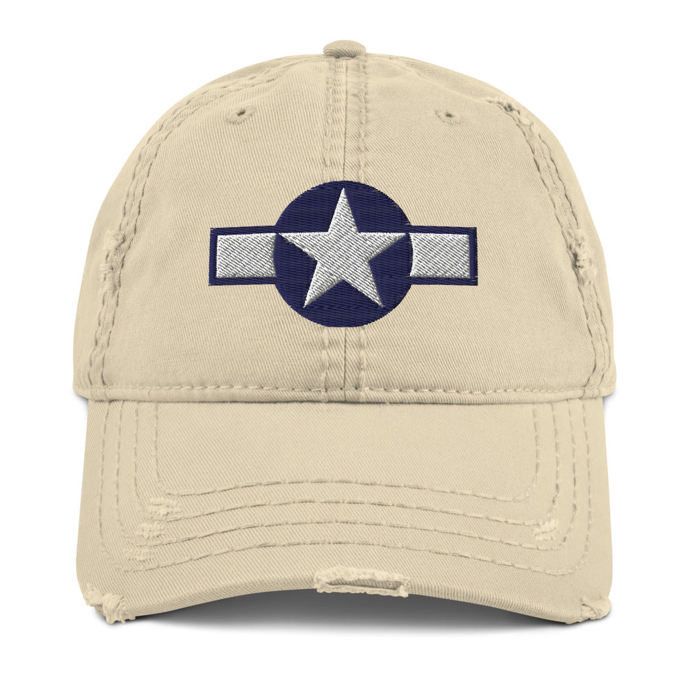 WW2 Air Force Roundel Distressed Dad Hat