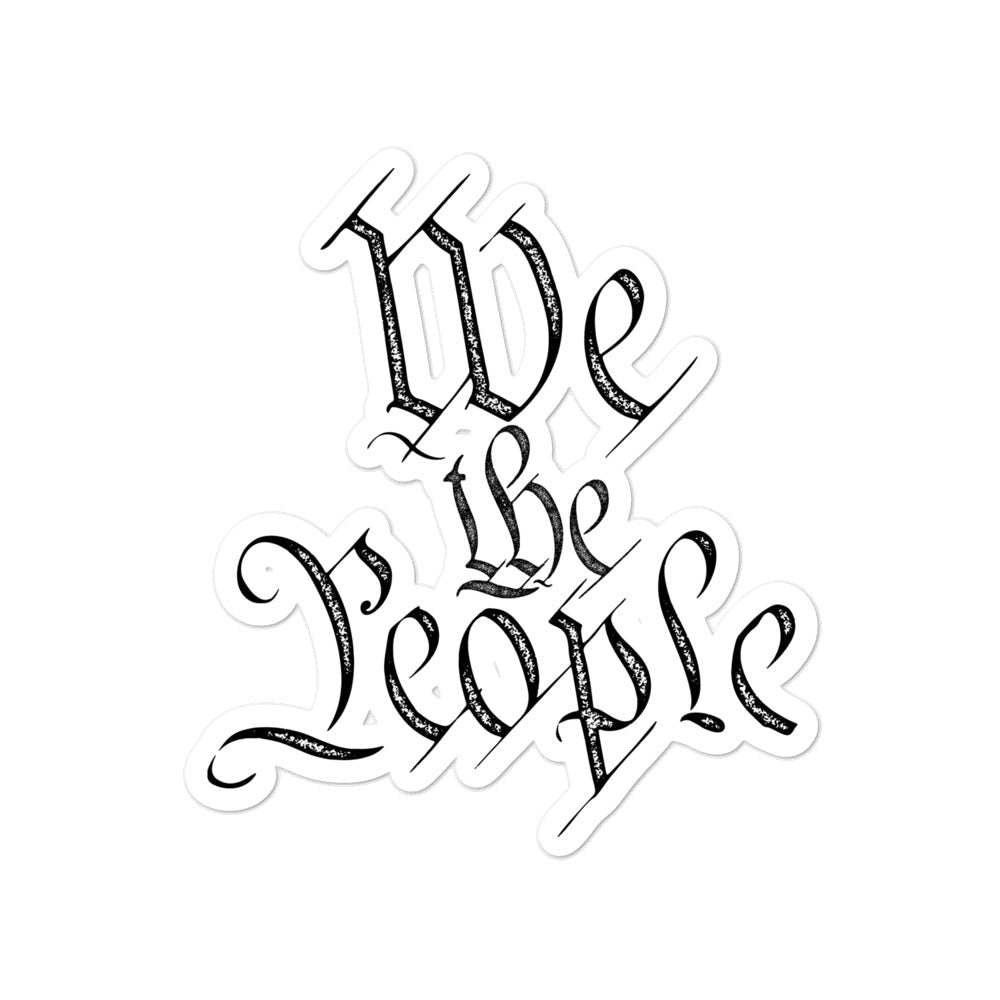 We the People Sticker