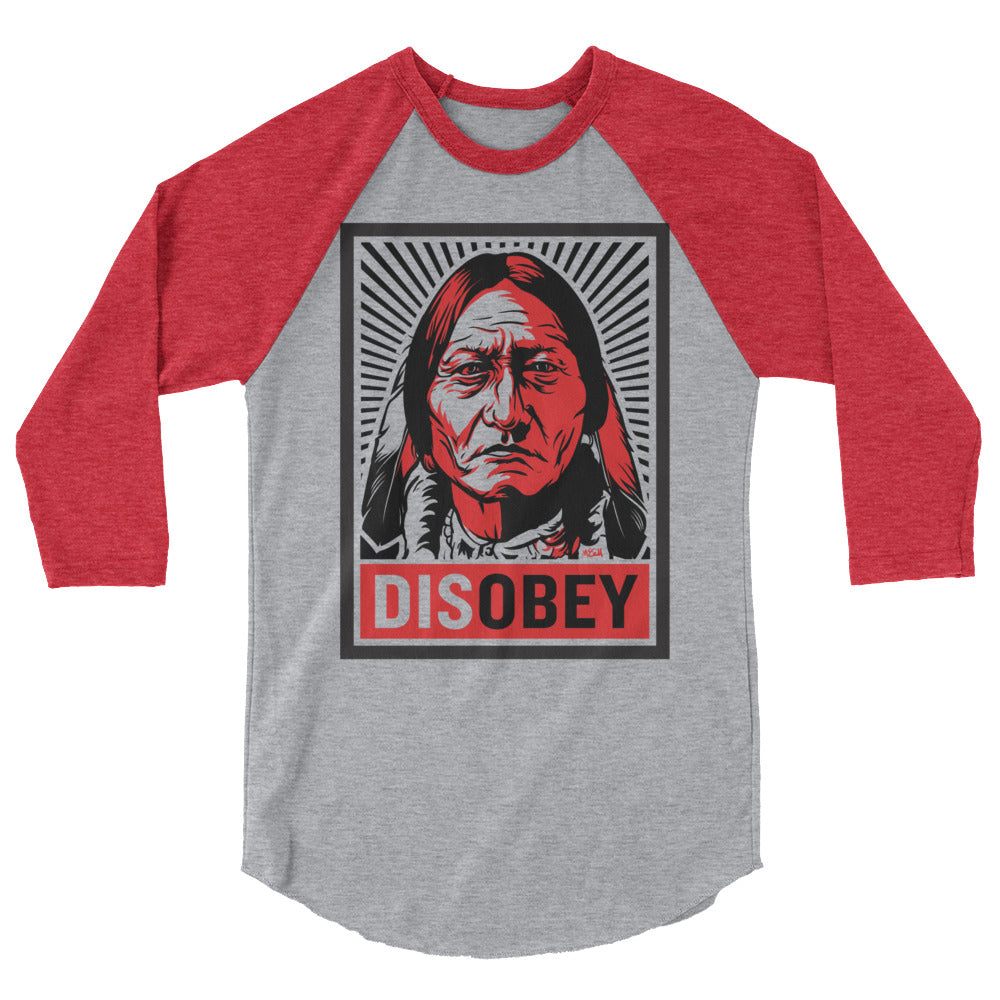 Sitting Bull Disobey 3/4 Sleeve Raglan Shirt