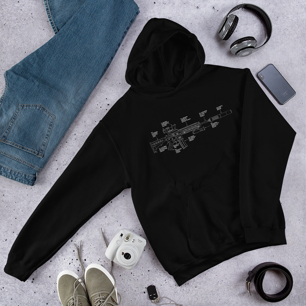 Components of Freedom Unisex Hoodie