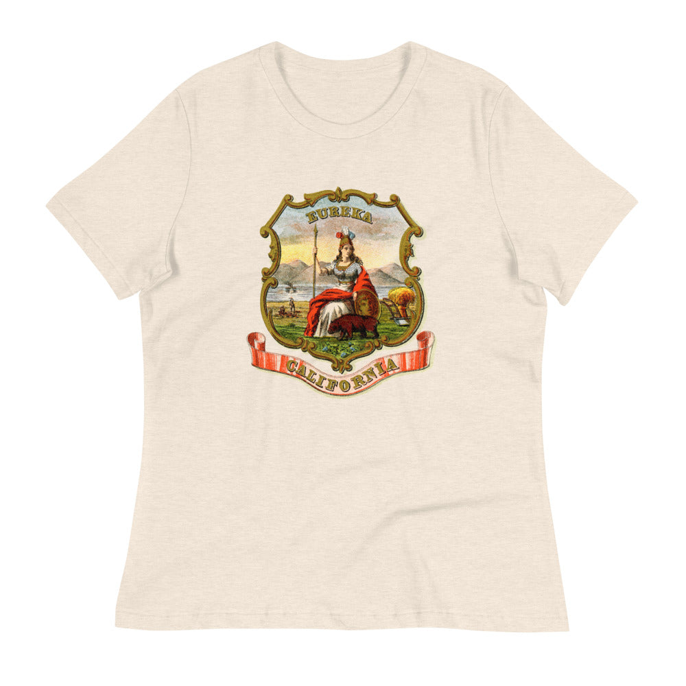 Eureka California State Seal Women&#39;s Relaxed T-Shirt