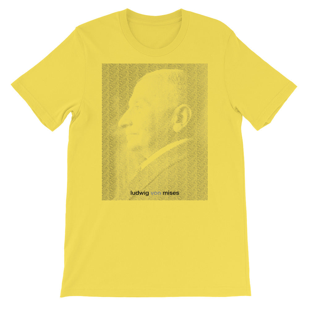 Ludwig von Mises Ideas Quote Matrix Graphic T-Shirt