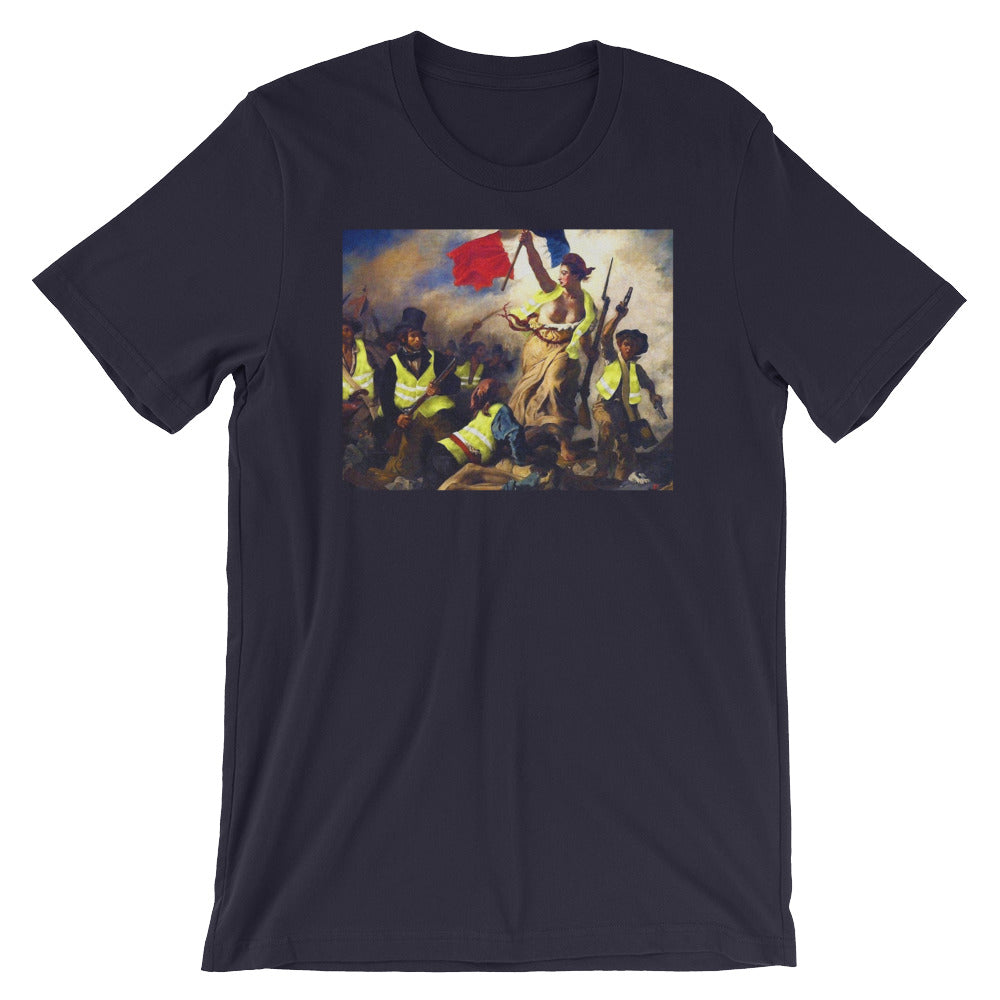 Liberty Leading the People Yellow Vest Revolution T-Shirt
