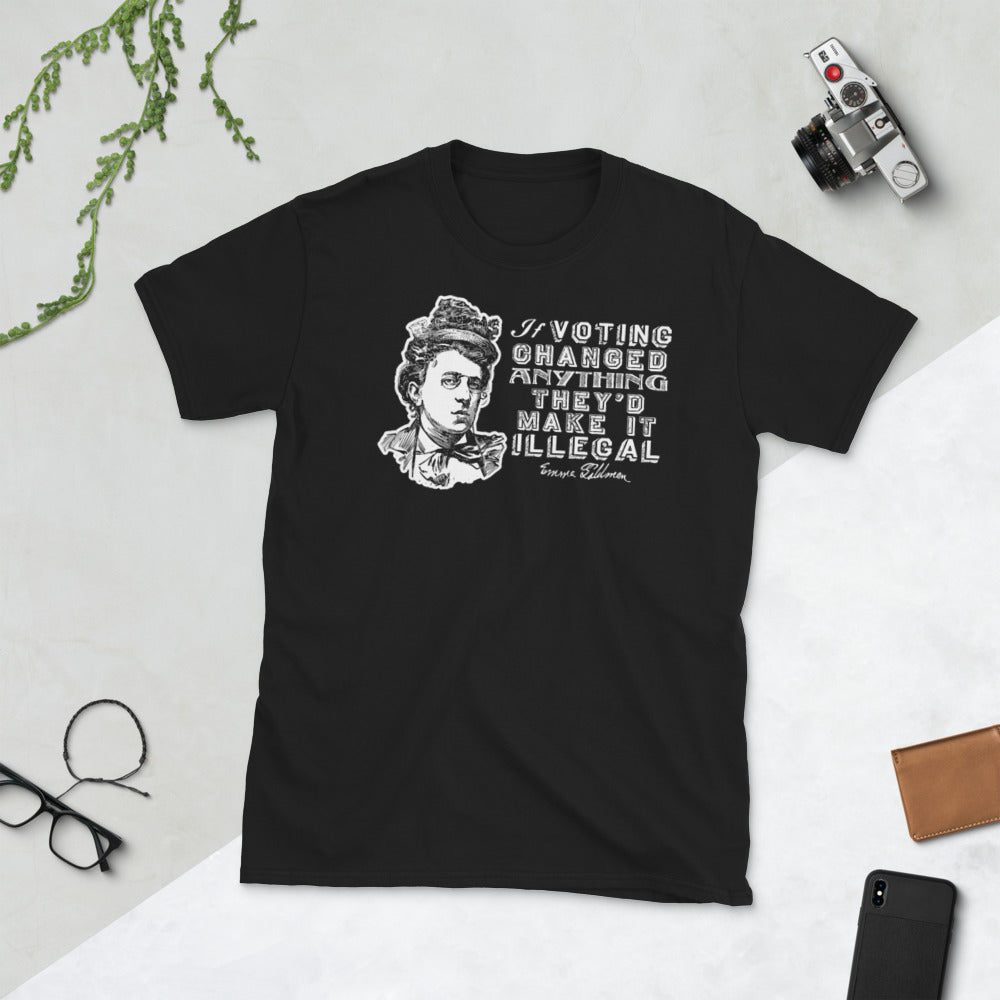 Emma Goldman Voting Short-Sleeve Unisex T-Shirt