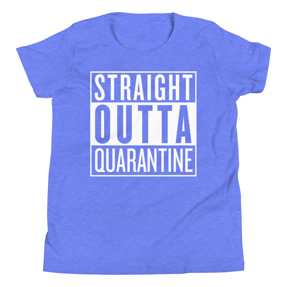 Straight Outta Quarantine Youth Short Sleeve T-Shirt