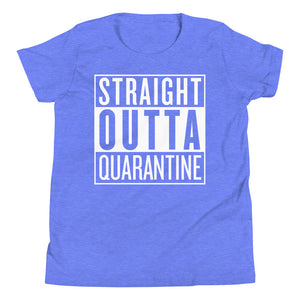 Straight Outta Quarantine Youth Short Sleeve T-Shirt