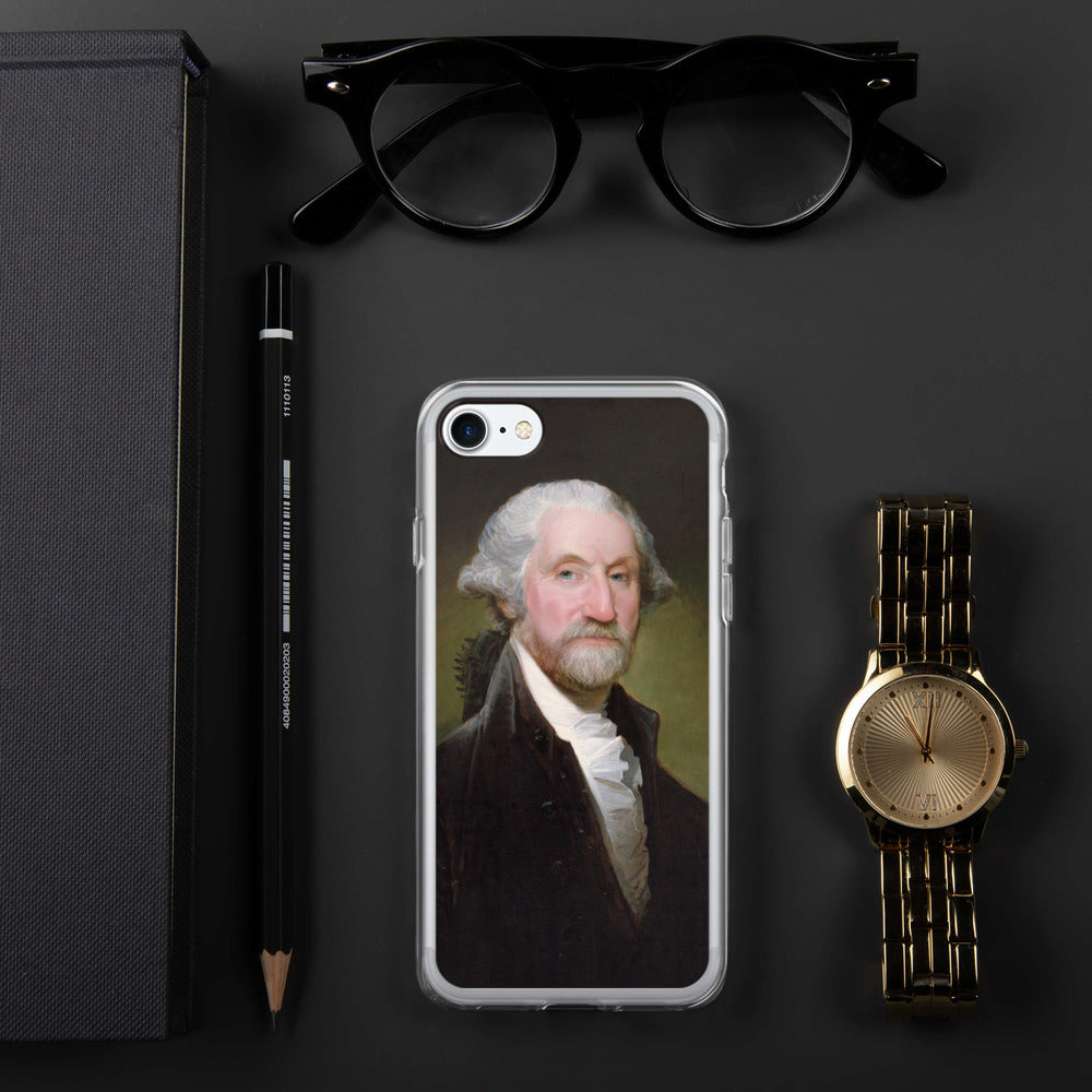 George Washington In A Beard iPhone Case