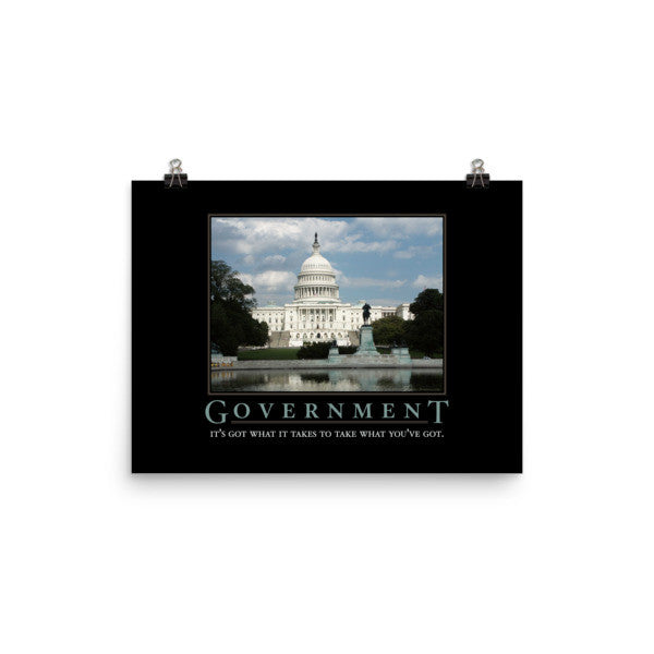 Government Motivational Parody Poster