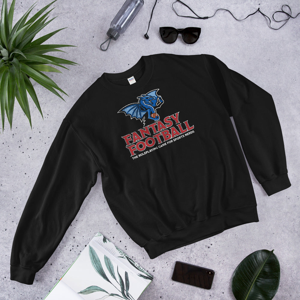 Fantasy Football Roleplaying The Game for Sports Nerds Crewneck Sweatshirt