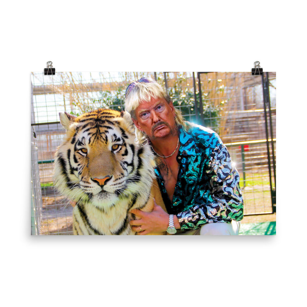 Donny Exotic Trump Tiger Poster