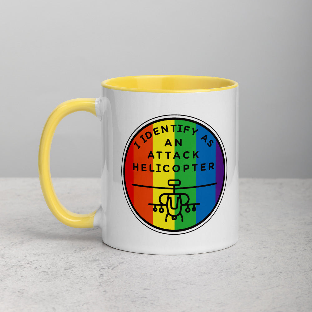I Identify as an Attack Helicopter Mug