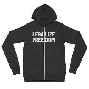 Legalize Freedom Tri-Blend Zip Hoodie