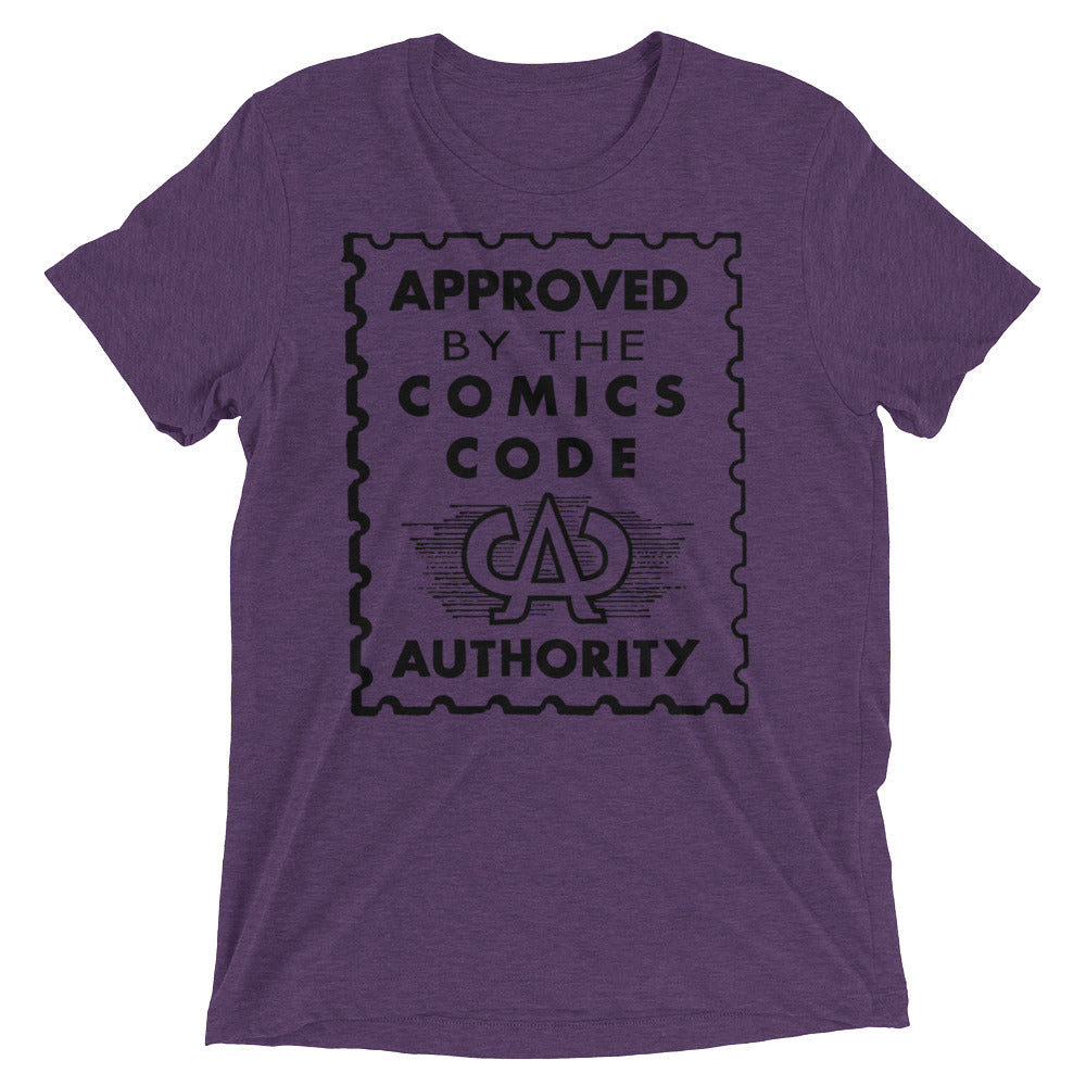 Comics Code Censorship Stamp Tri-Blend T-Shirt