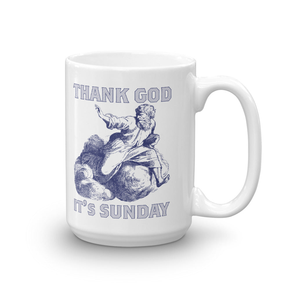 Thank God It&#39;s Sunday Mug