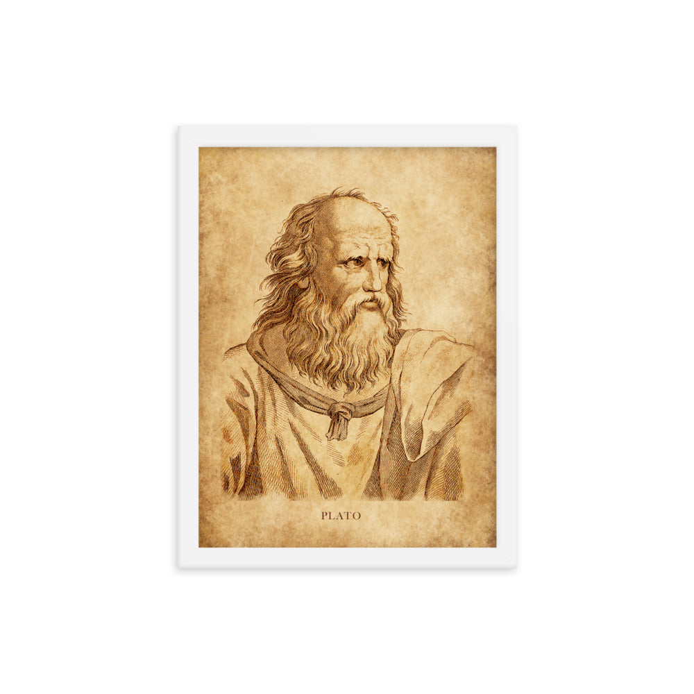 Plato Framed Giclee Print