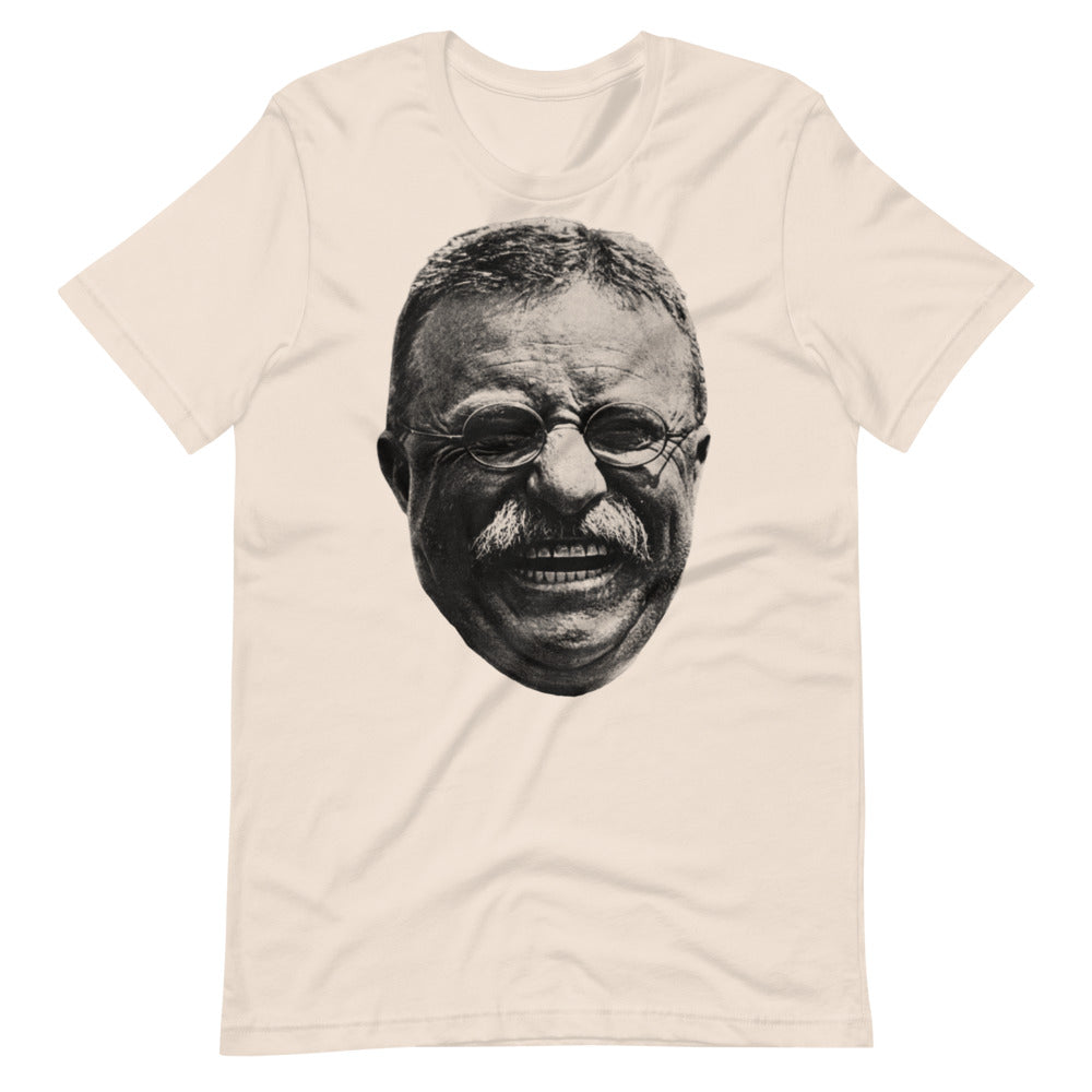 Teddy Roosevelt Maniacal Laugh Short-Sleeve Unisex T-Shirt