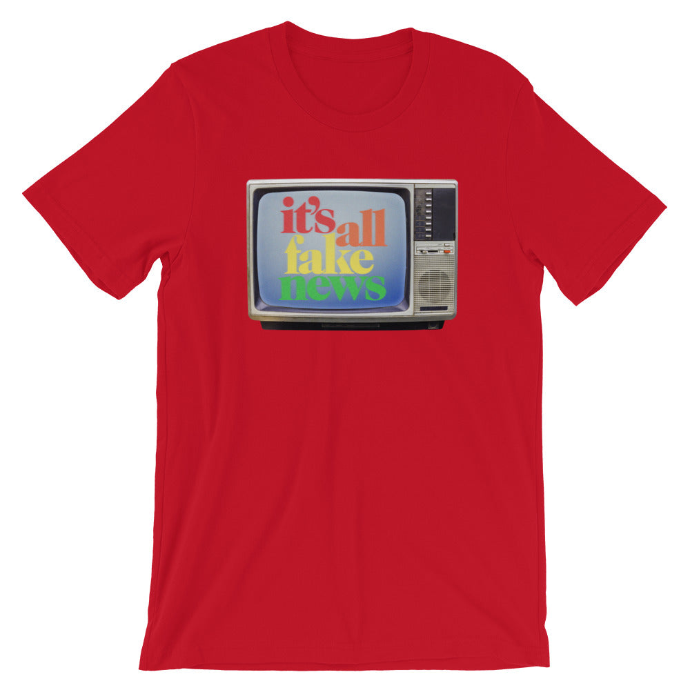 It's All Fake News Graphic T-Shirt