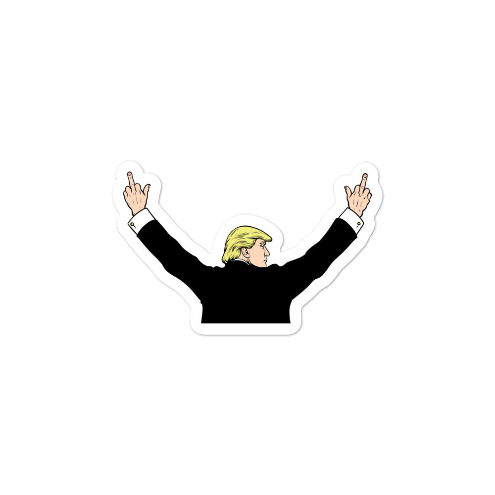 Trump Salute Sticker