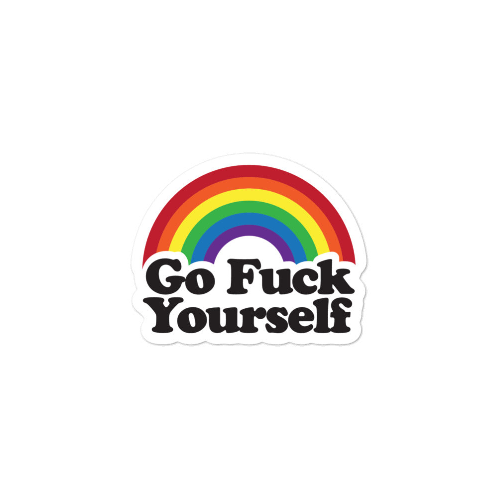 GFY Rainbow Stickers