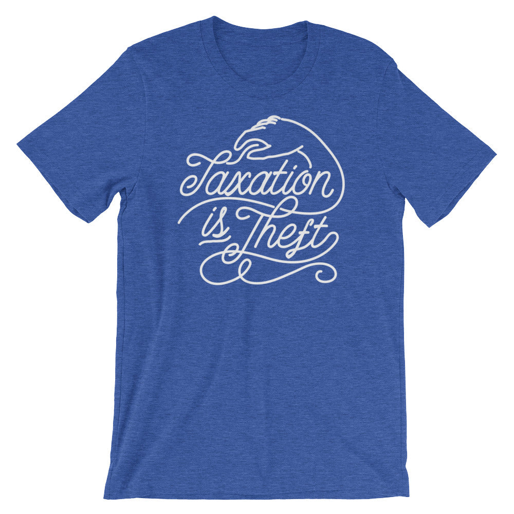 Taxation Is Theft Script T-Shirt