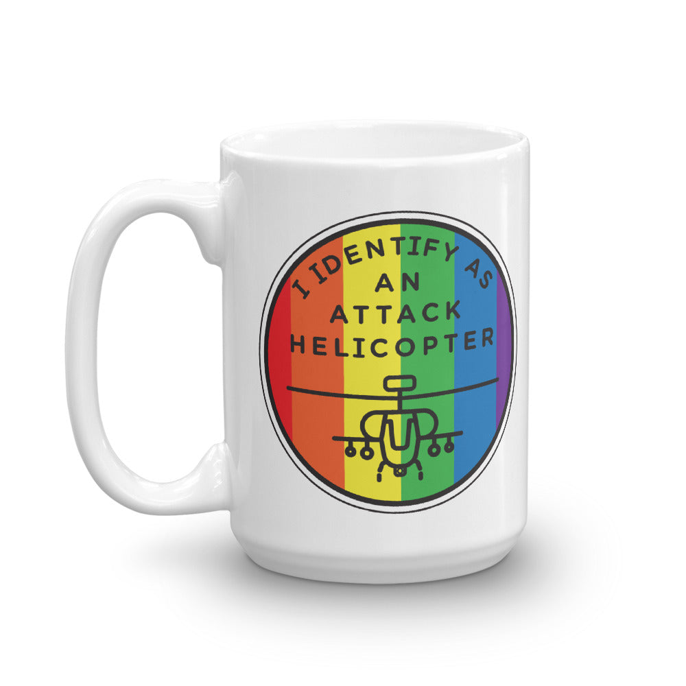 I Identify As An Attack Helicopter Mug