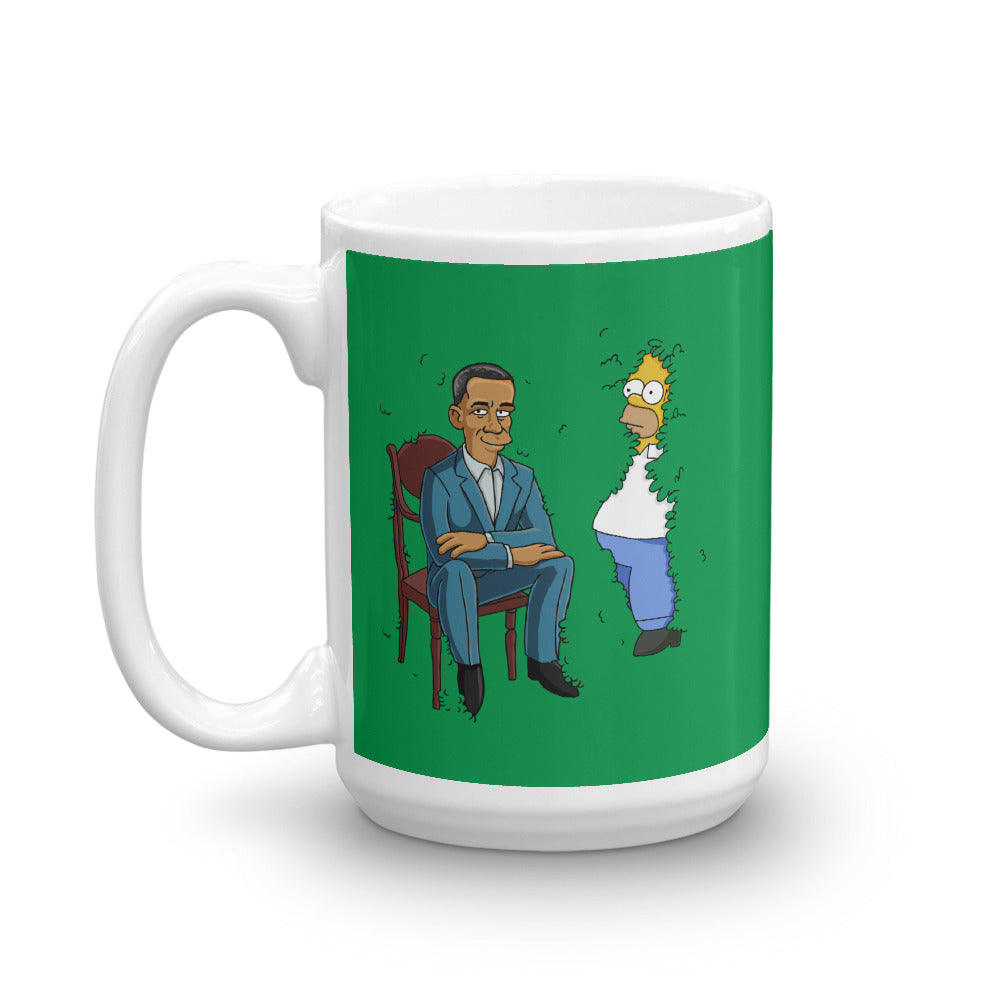 Obama Portrait Parody Mug
