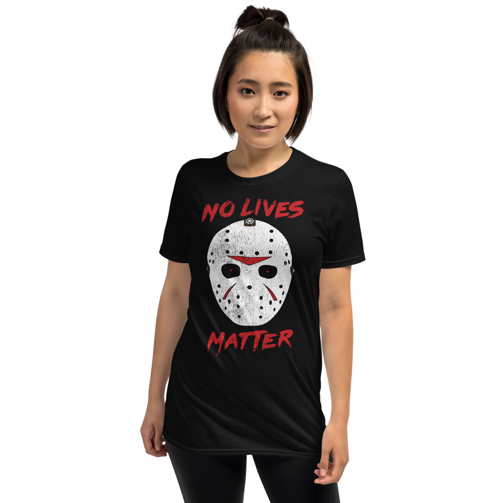 No Lives Matter Jason Mask Graphic Tee