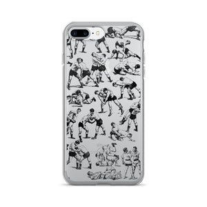 Vintage MMA Moves Clear iPhone 7/7 Plus Case