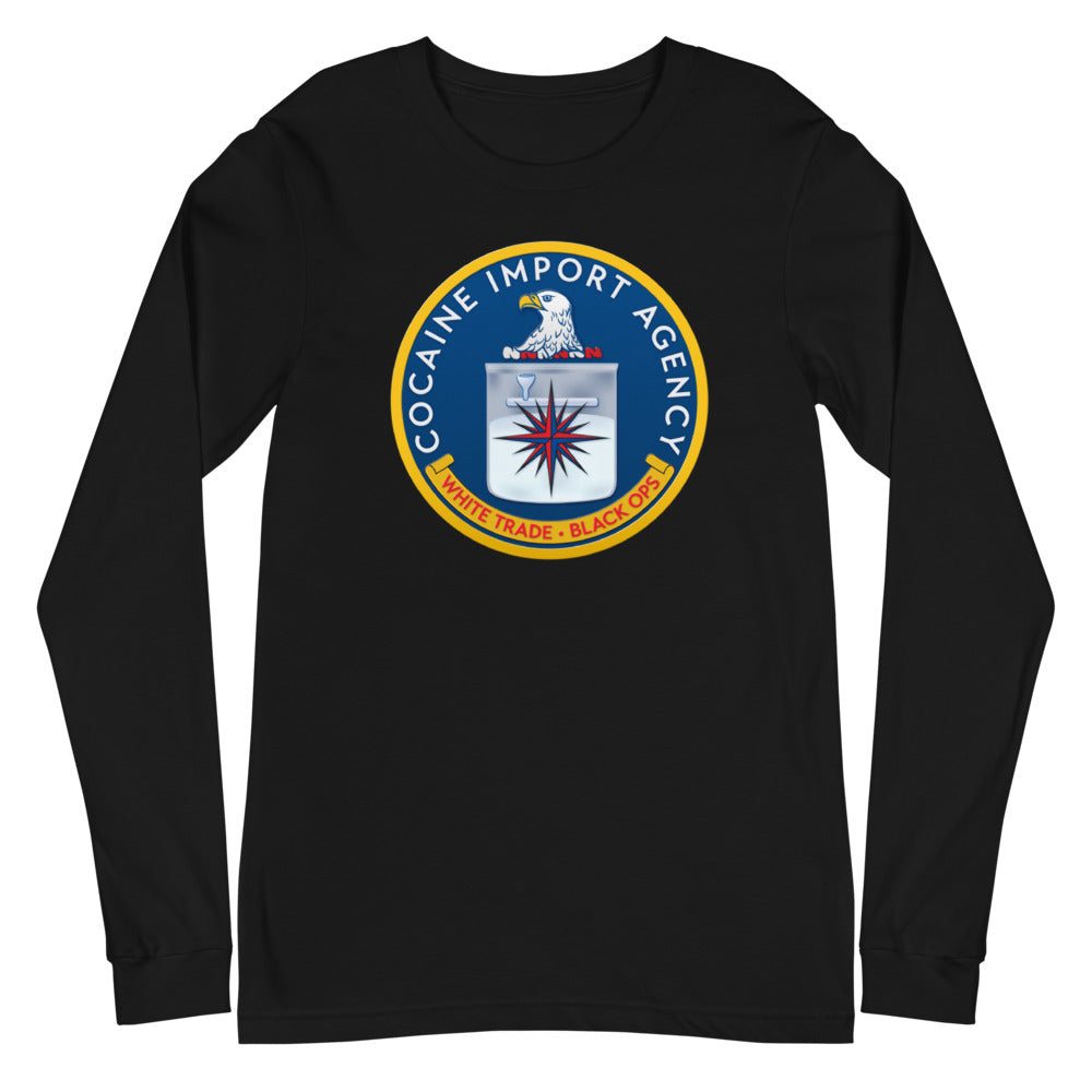 CIA Cocaine Import Agency Unisex Long Sleeve Tee
