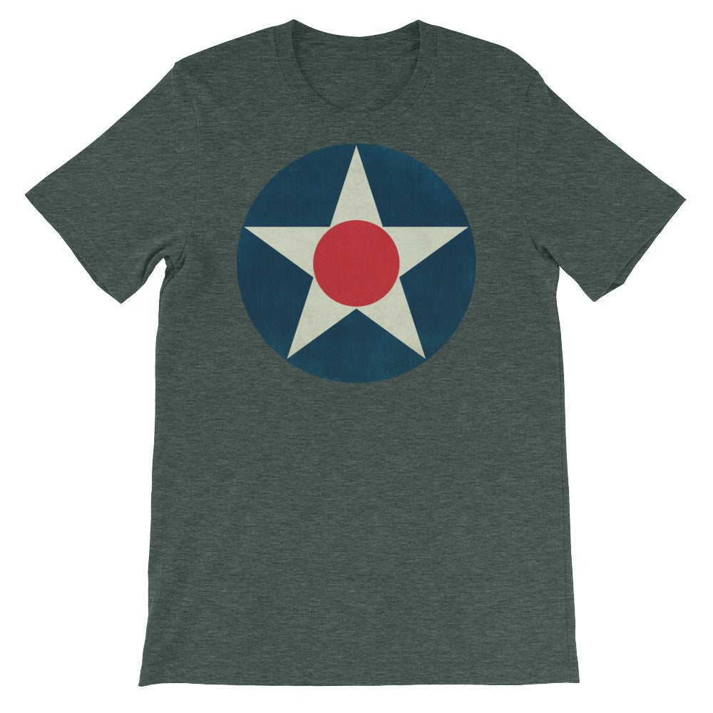 WW1 Tri-Color Air Corps Roundel Short-Sleeve Unisex T-Shirt