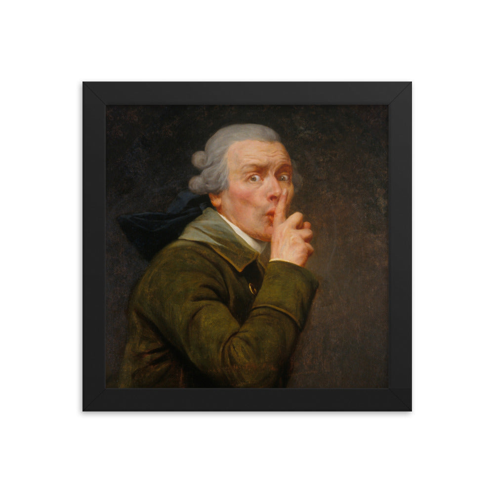 Joseph Ducreux Le Discret Framed Art Print