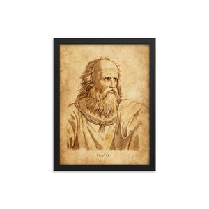 Plato Framed Giclee Print