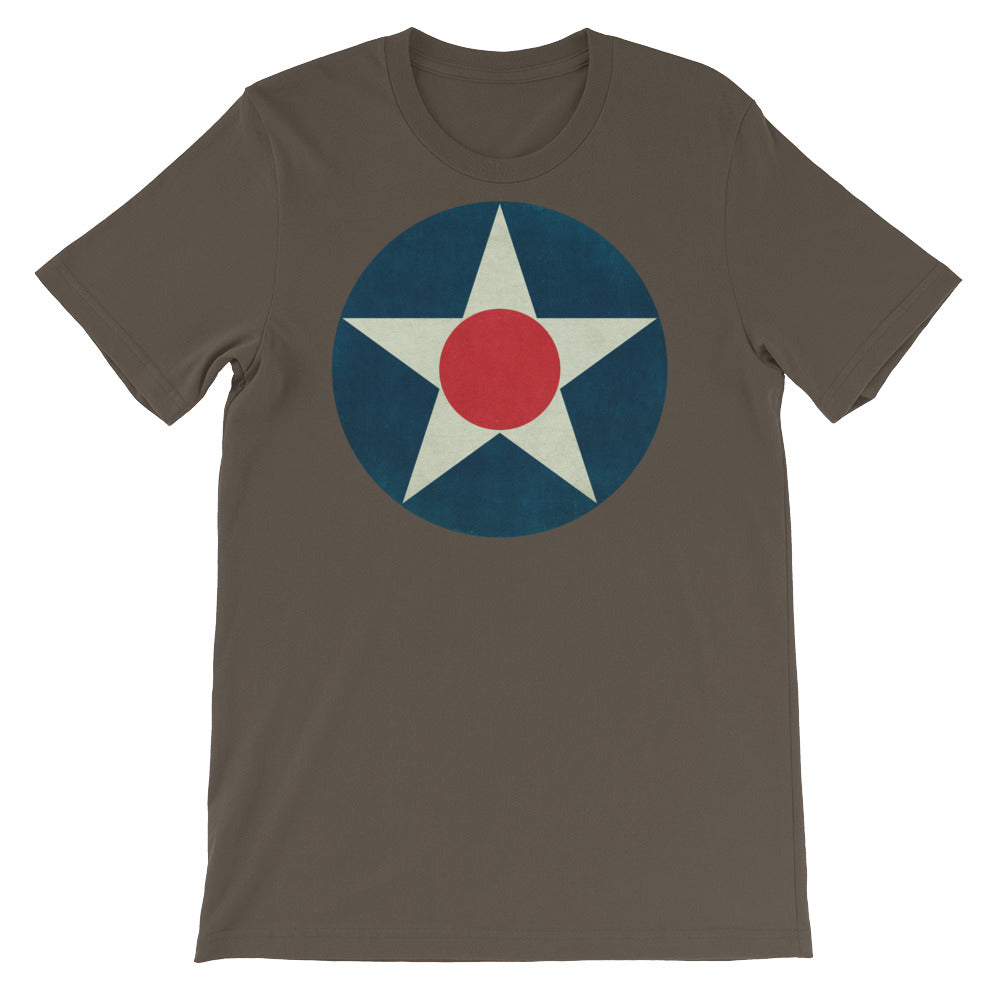 WW1 Tri-Color Air Corps Roundel Short-Sleeve Unisex T-Shirt