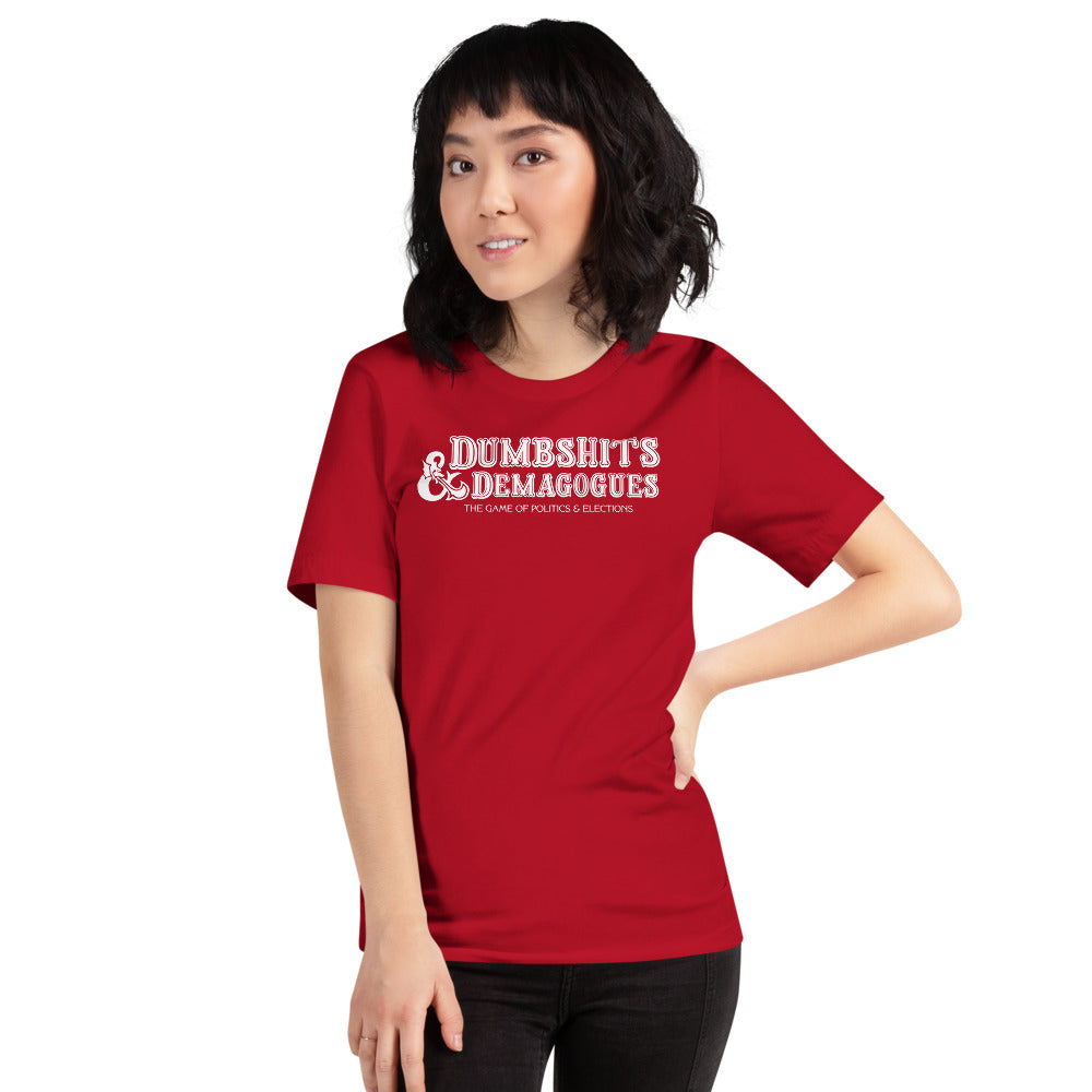 Dumbshits and Demagogues Short-Sleeve Unisex T-Shirt