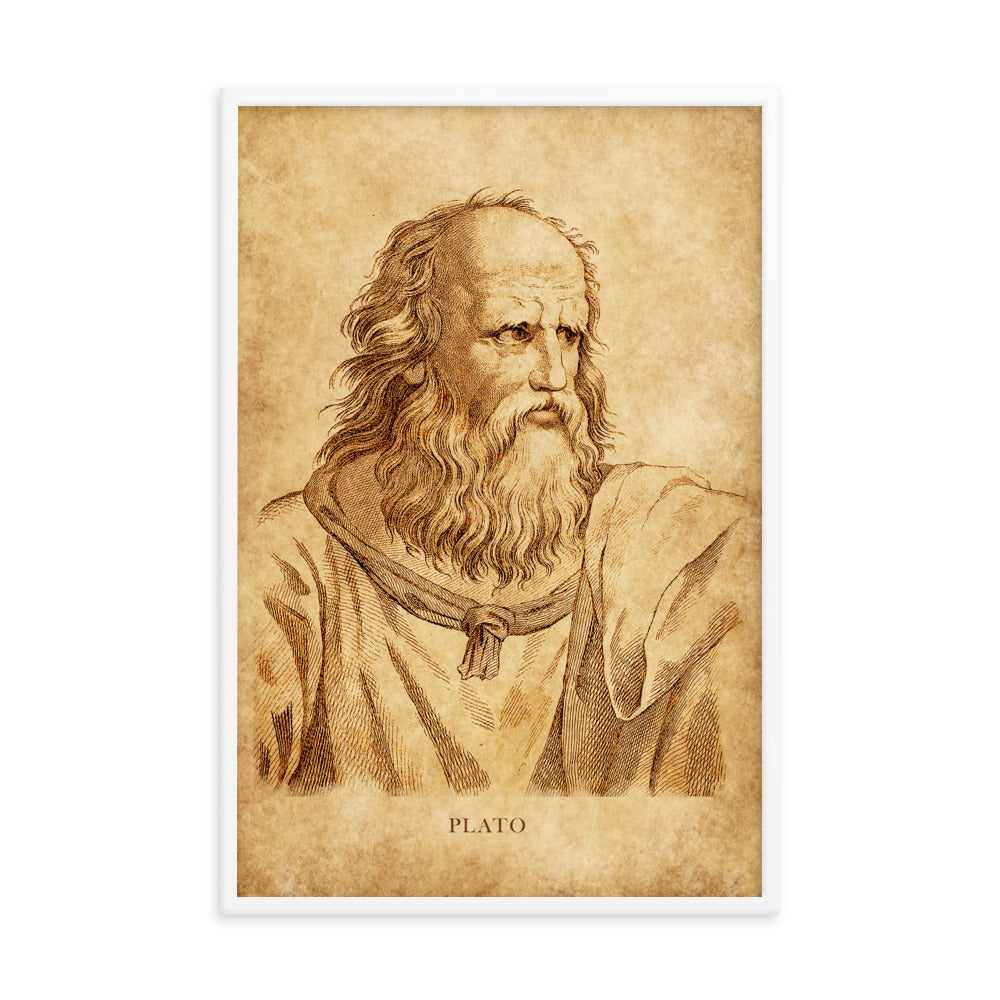 Plato Framed Giclee Print
