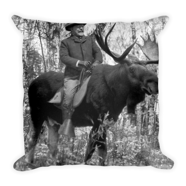 Teddy Roosevelt Bullmoose Pillow