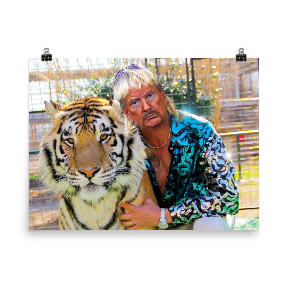 Donny Exotic Trump Tiger Poster
