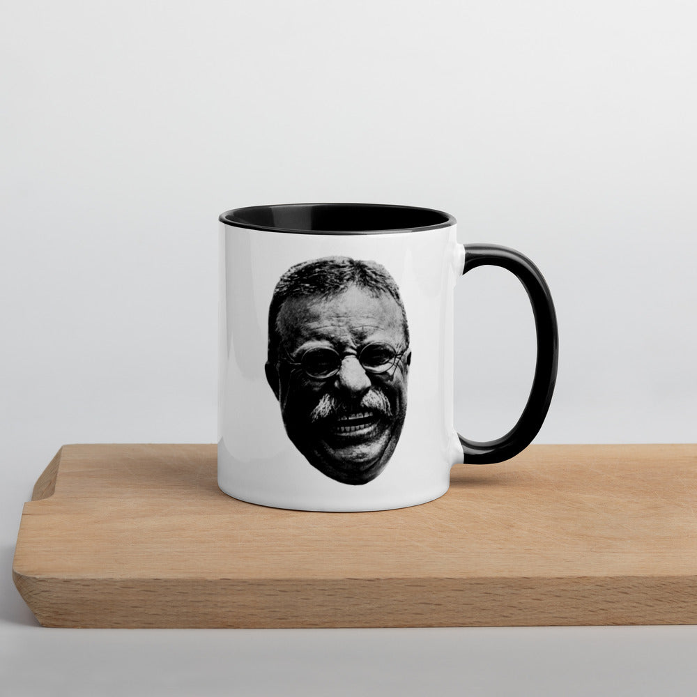 Teddy Roosevelt Laughing Maniacally Mug