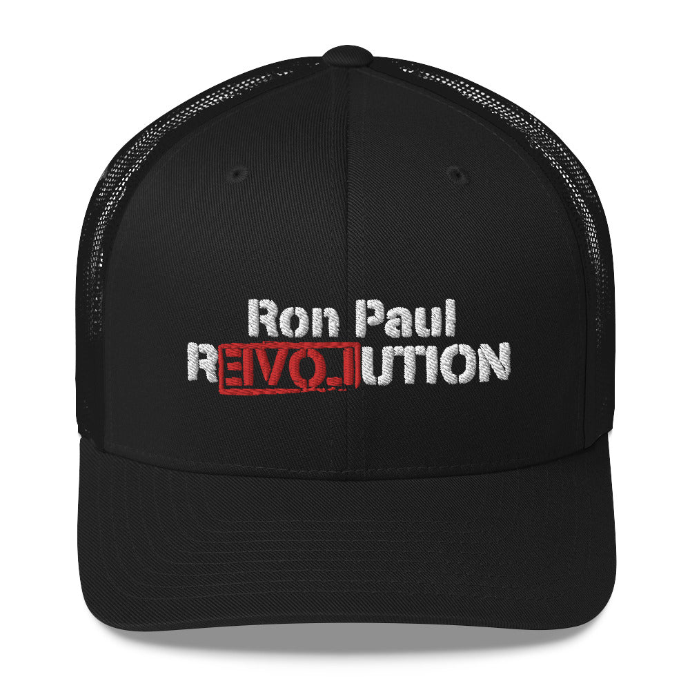 Ron Paul Revolution 2008 Presidential Retro Campaign Trucker Cap