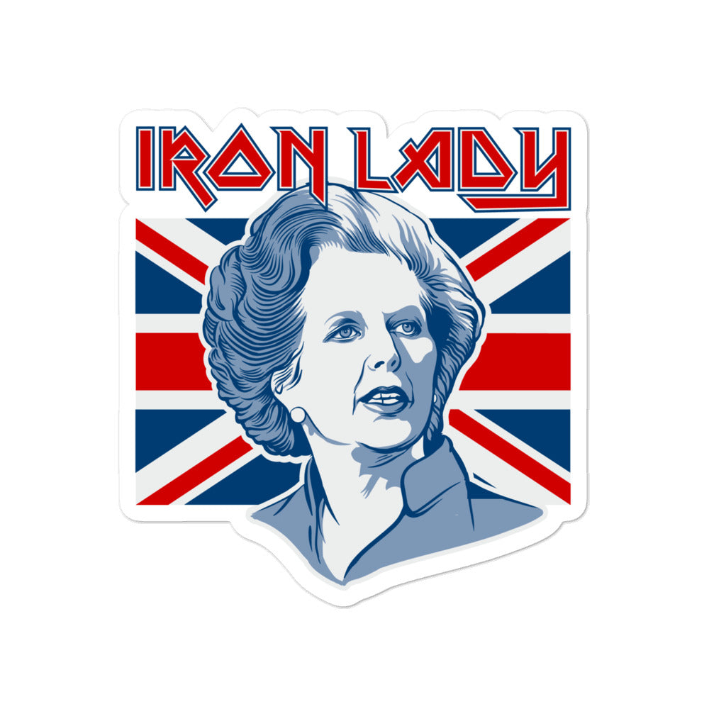Iron Lady Thatcher Sticker
