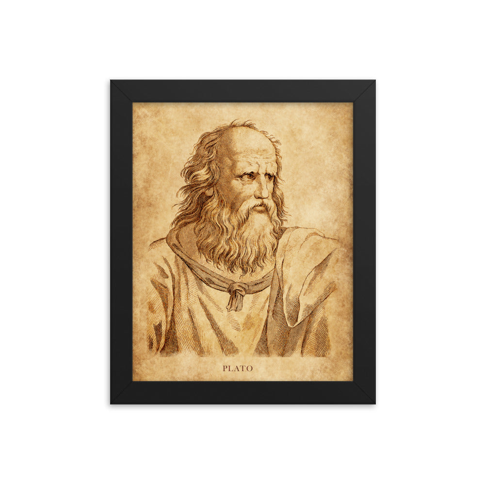 Plato Framed Giclee Print