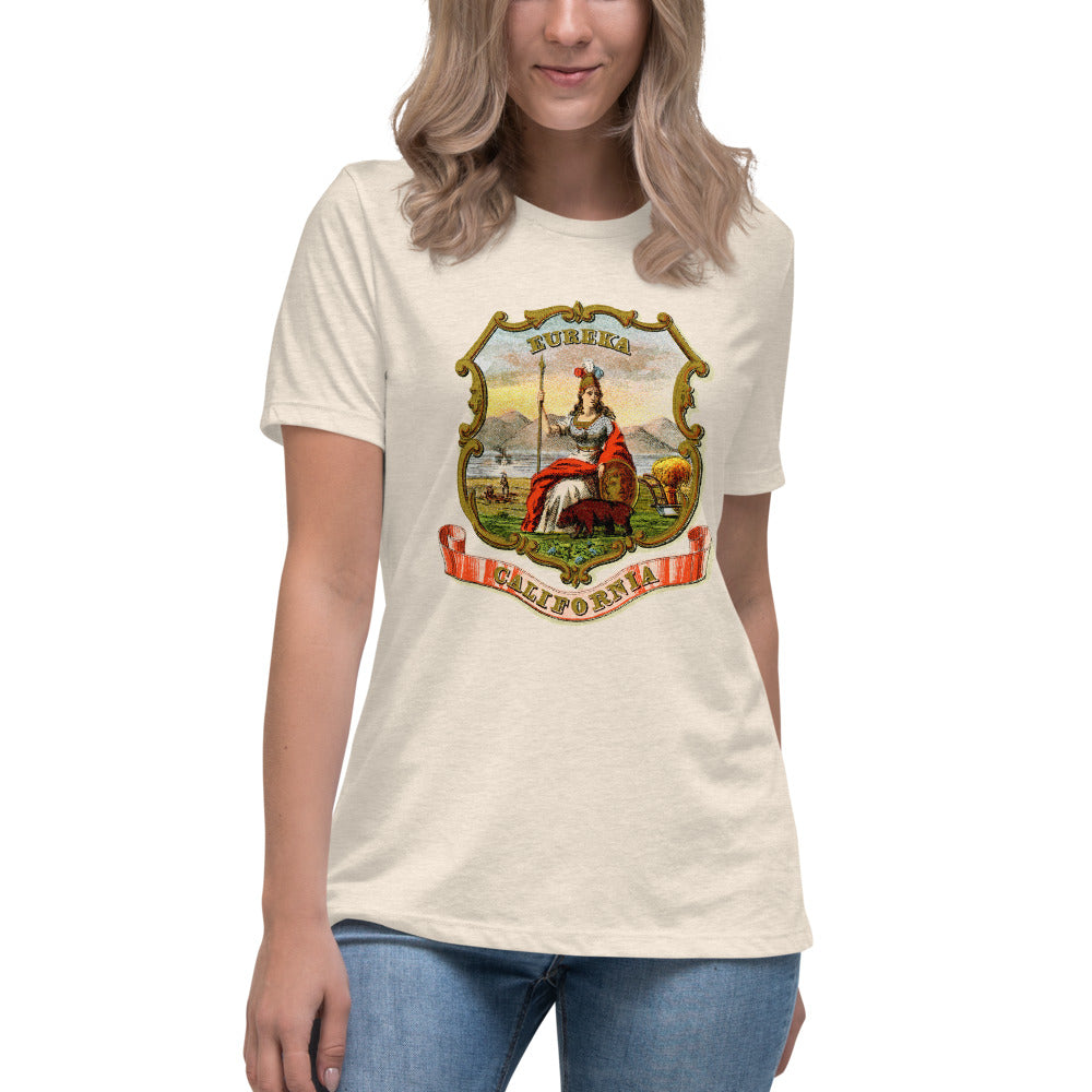 Eureka California State Seal Women&#39;s Relaxed T-Shirt